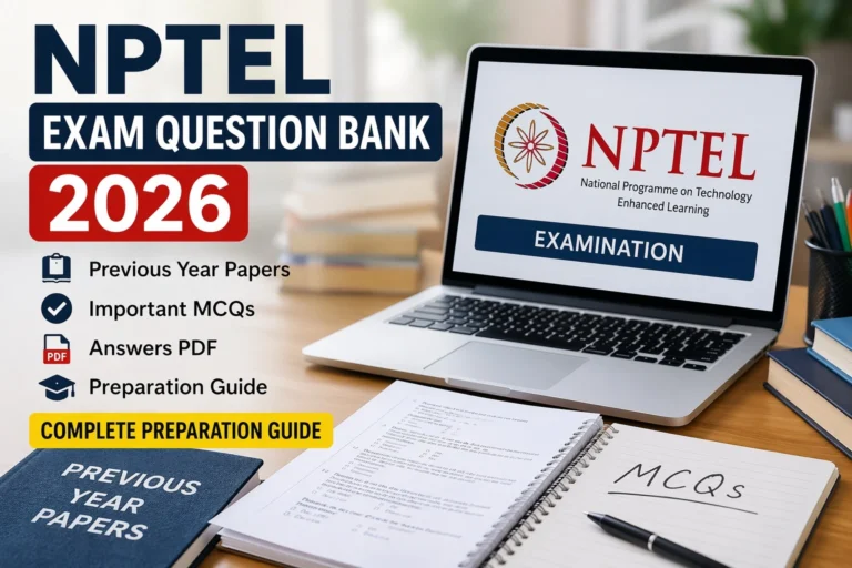NPTEL Exam Question Bank