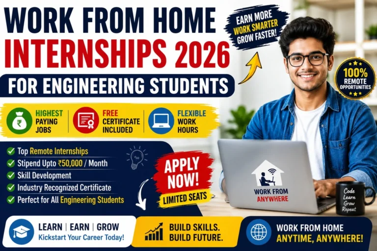 Work From Home Internships